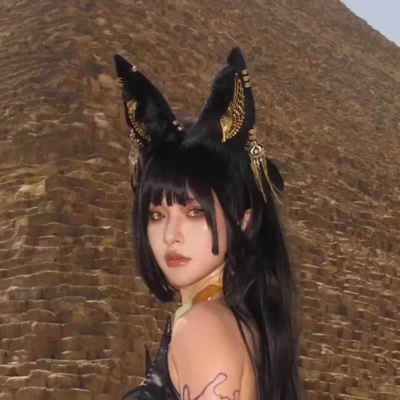 Anubis Ears Headdress JK Girl Kawaii Fox Ears Headband Anime Hairpin Headwear Halloween Party Cosplay Props
Anubis Ears Headdress JK Girl Kawaii Fox Ears Headband Anime Hairpin Headwear Halloween Party Cosplay Props