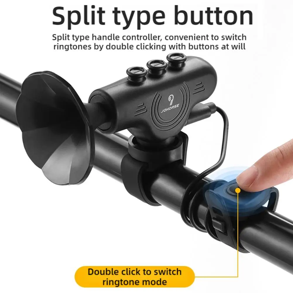Electric Bicycle Horn USB Rechargeable IPX4 Waterproof Warning Bicycle Bicycle Bell Accessories Adjustable I5L8
Electric Bicycle Horn USB Rechargeable IPX4 Waterproof Warning Bicycle Bicycle Bell Accessories Adjustable I5L8