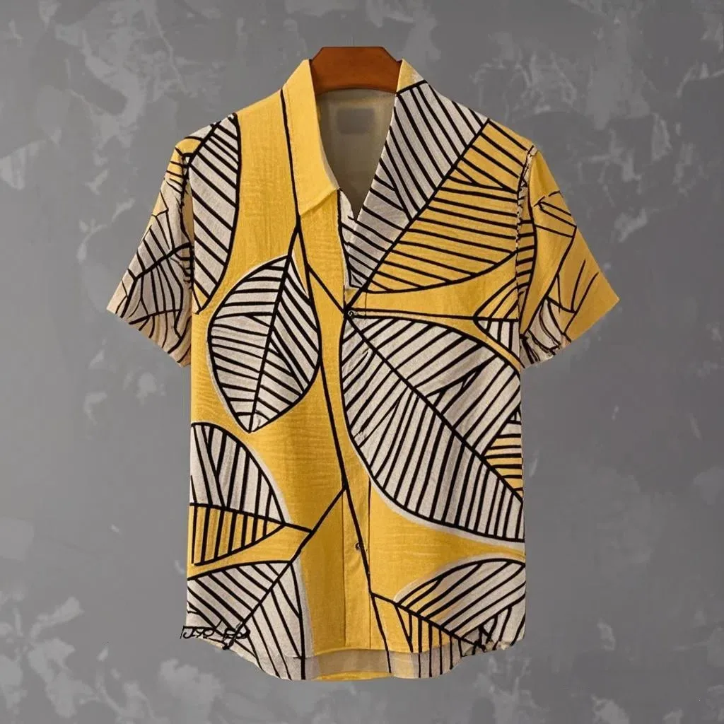 2025 Summer Men's And Women's Fashion Stand Up Collar Linen Comfortable Short Sleeve Shirt Elegant Floral Printed Button Top
2025 Summer Men's And Women's Fashion Stand Up Collar Linen Comfortable Short Sleeve Shirt Elegant Floral Printed Button Top