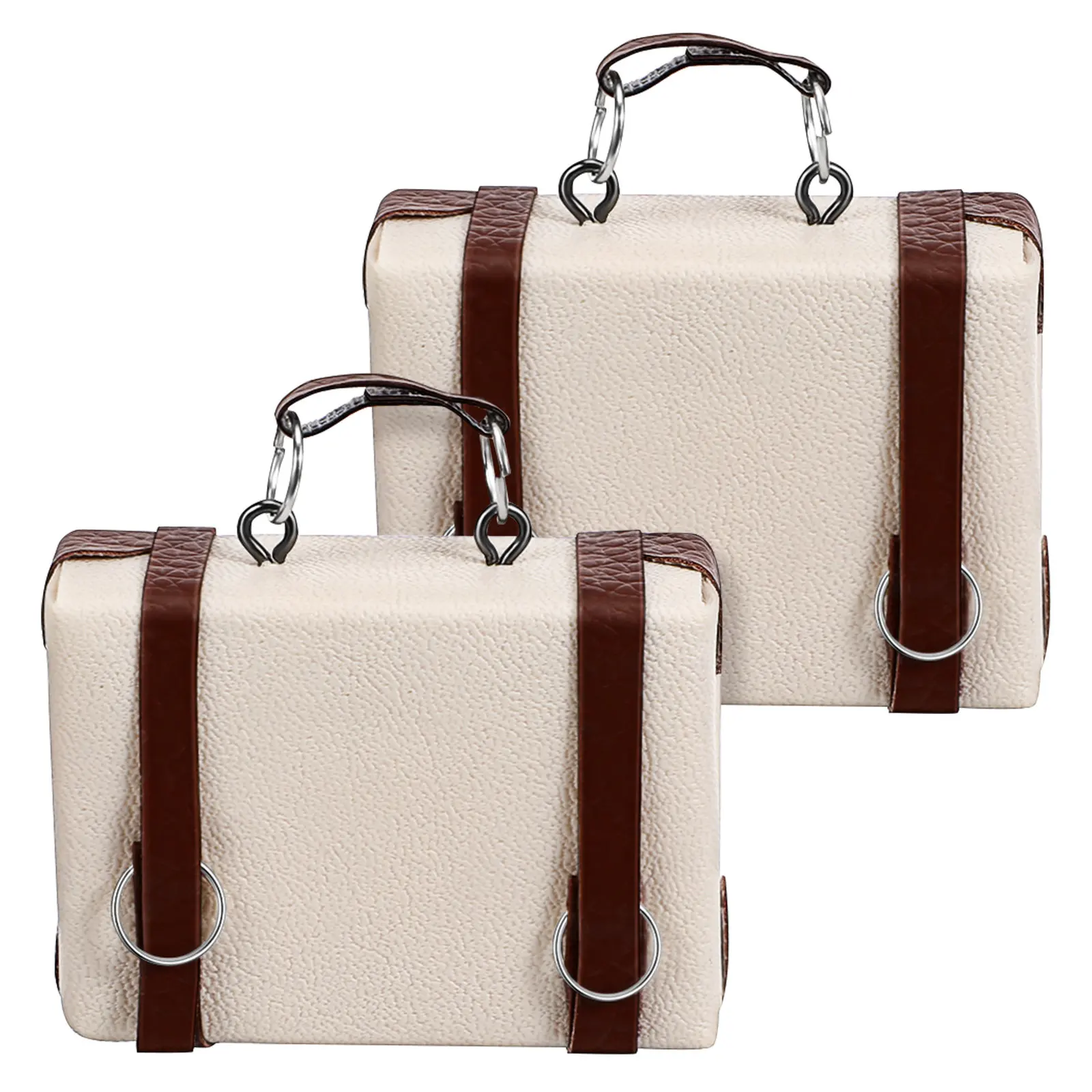 2Pcs Miniature Travel Suitcases PU Material Vintage Style Mini House Suitcase Accessories High Detail Mini Luggage Case Decor
2Pcs Miniature Travel Suitcases PU Material Vintage Style Mini House Suitcase Accessories High Detail Mini Luggage Case Decor