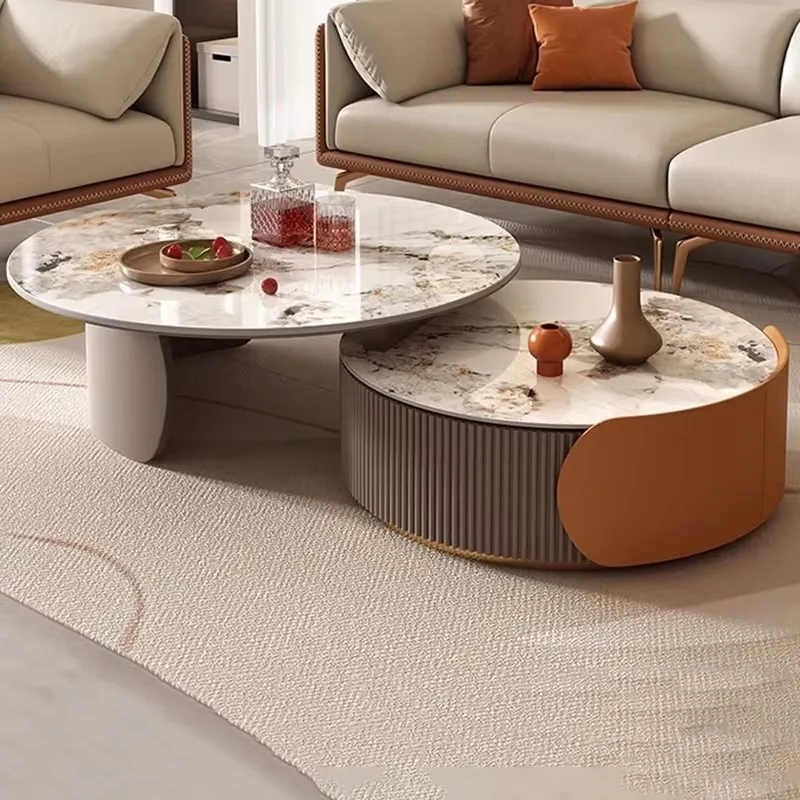 Round Minimalist Coffee Tables Aesthetic Modern Premium Space Saving Side Table Luxury Glam Table Basses De Salon Home Furniture
Round Minimalist Coffee Tables Aesthetic Modern Premium Space Saving Side Table Luxury Glam Table Basses De Salon Home Furniture