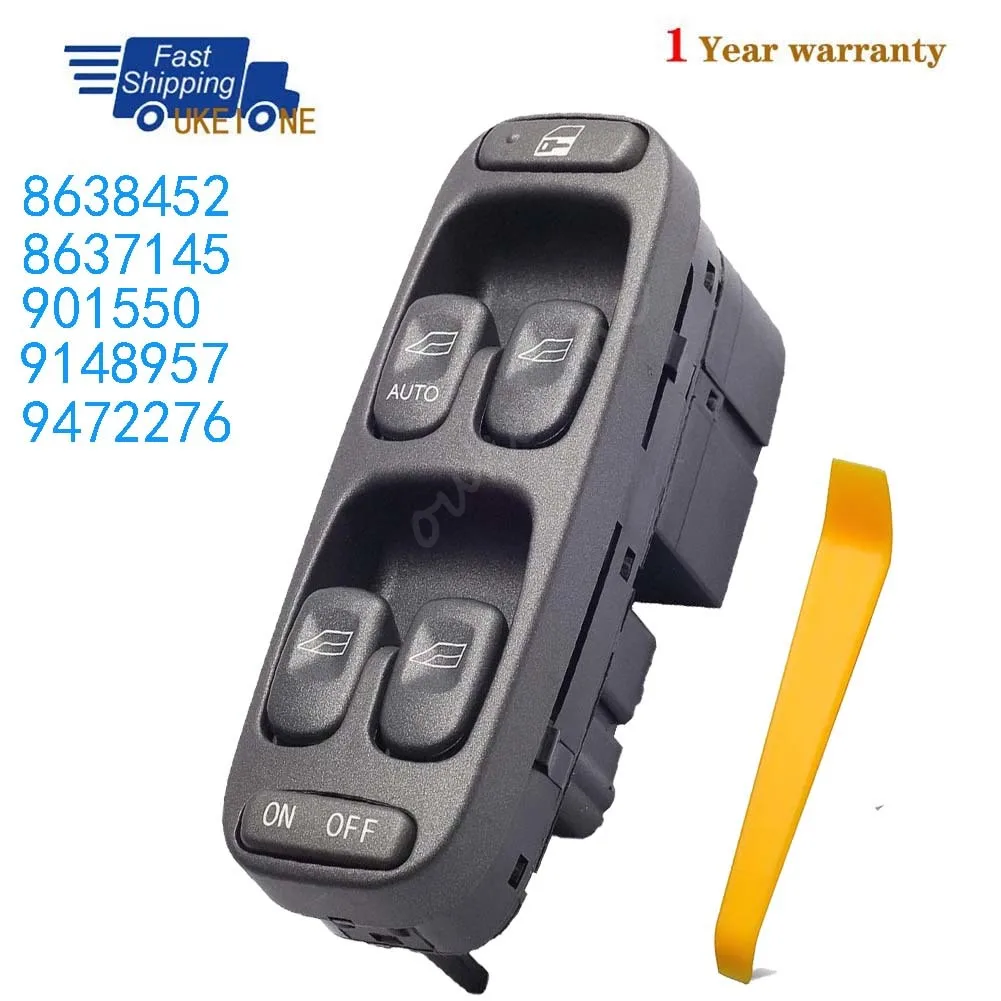 8638452 8637145 Для Volvo V70 S70 XC70 1998 1999 2000: Электрический переключатель стеклоподъемника, кнопка управления, запчасти для грузовиков
8638452 8637145 Для Volvo V70 S70 XC70 1998 1999 2000: Электрический переключатель стеклоподъемника, кнопка управления, запчасти для грузовиков