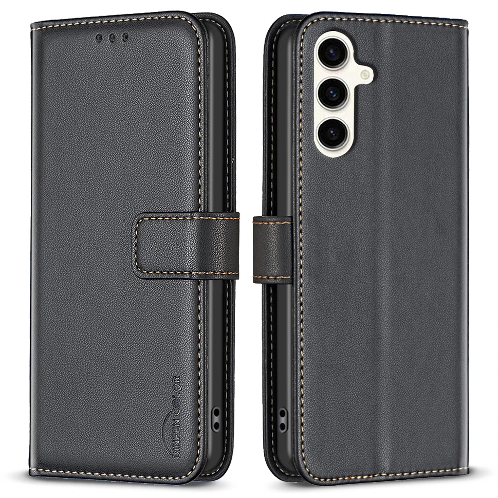 BINFEN COLOR Leather Phone Cover For Samsung Galaxy S25 S24 S23 Ulrtal FE A55 A35 A25 A24 5G Anti-falling Phone Case
BINFEN COLOR Leather Phone Cover For Samsung Galaxy S25 S24 S23 Ulrtal FE A55 A35 A25 A24 5G Anti-falling Phone Case