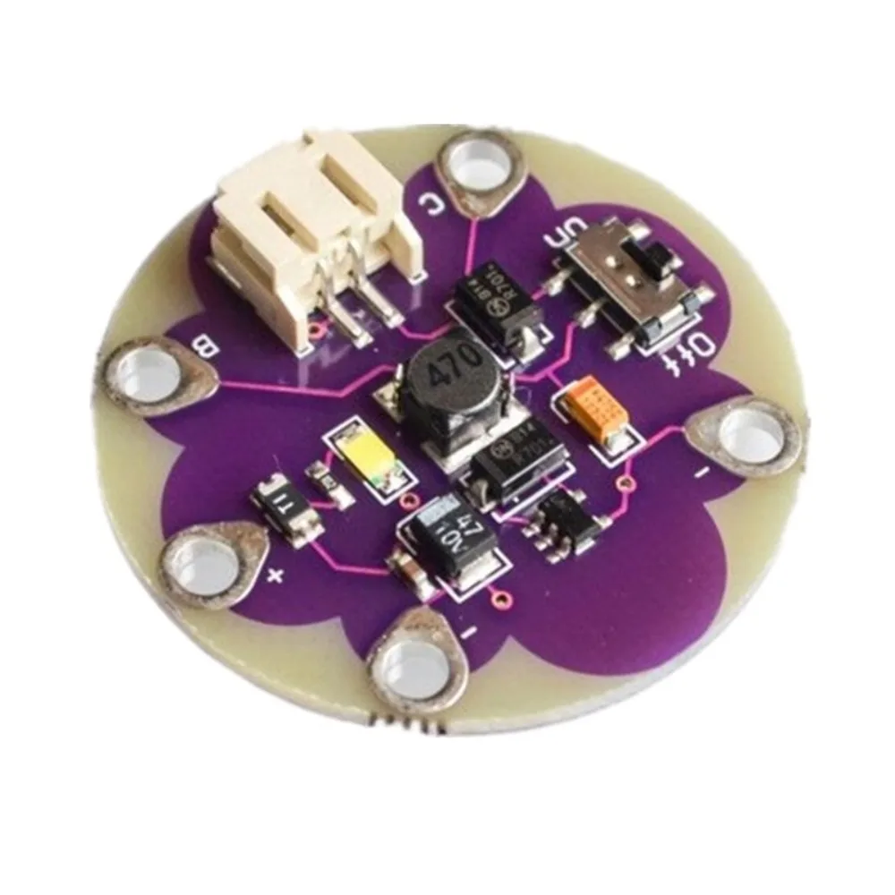 SUNLEPHANT LilyPad LiPower 5V Boost Converter Rechargeable Battery Power Module for Wearable E Textiles and Arduino Projects Sew
SUNLEPHANT LilyPad LiPower 5V Boost Converter Rechargeable Battery Power Module for Wearable E Textiles and Arduino Projects Sew