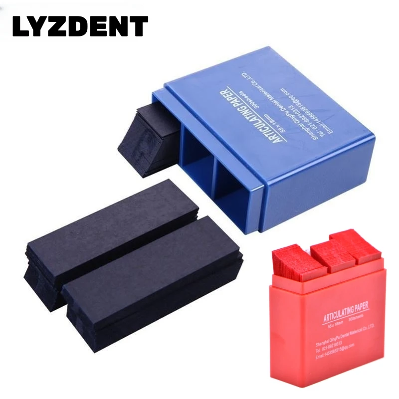 300 Sheet/Box Dental Articulating Paper For Dentist To Regulate Accuration Teeth Occlusion Supplement Blue Strips Dental Tools
300 Sheet/Box Dental Articulating Paper For Dentist To Regulate Accuration Teeth Occlusion Supplement Blue Strips Dental Tools