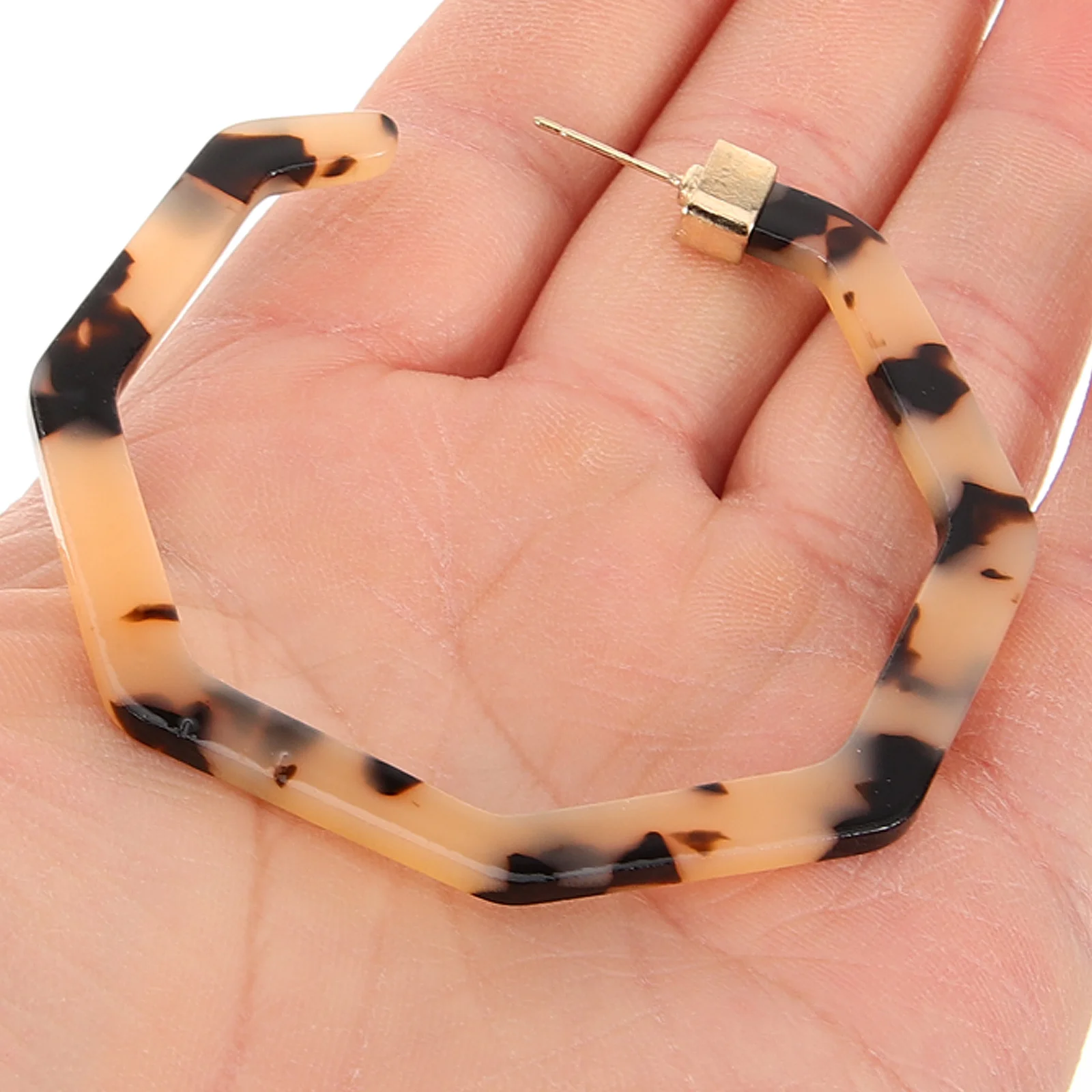 1Pair Tortoiseshell Tone Leopard Earrings Round Stylish Lightweight Acrylic Ear Pendant for Women Elegant Bohemia Ear Decoration
1Pair Tortoiseshell Tone Leopard Earrings Round Stylish Lightweight Acrylic Ear Pendant for Women Elegant Bohemia Ear Decoration