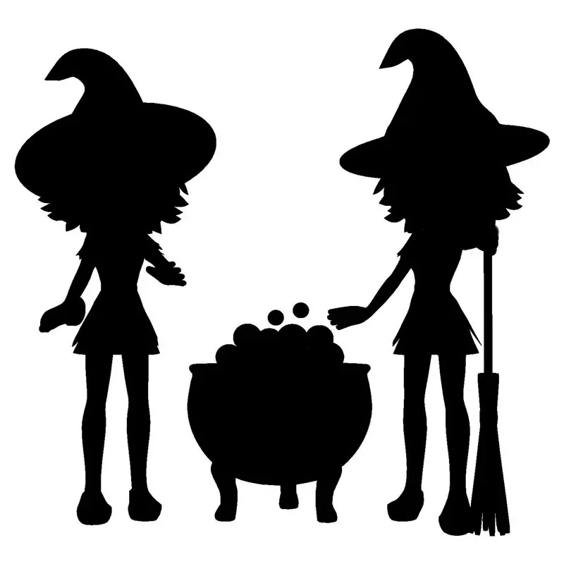 Witch Halloween Cauldron Magic Spell Sticker High Quality Car Decoration Personality PVC Waterproof Decal Black/White, 15cm*16cm
Witch Halloween Cauldron Magic Spell Sticker High Quality Car Decoration Personality PVC Waterproof Decal Black/White, 15cm*16cm