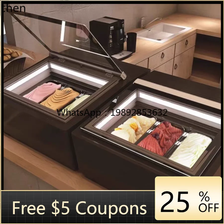 ZS Настольный шкаф-витрина для мороженого, коммерческий настольный шкаф для жареного йогурта, морозильная камера, шарик для копания, маленький шкаф для мороженого
ZS Настольный шкаф-витрина для мороженого, коммерческий настольный шкаф для жареного йогурта, морозильная камера, шарик для копания, маленький шкаф для мороженого