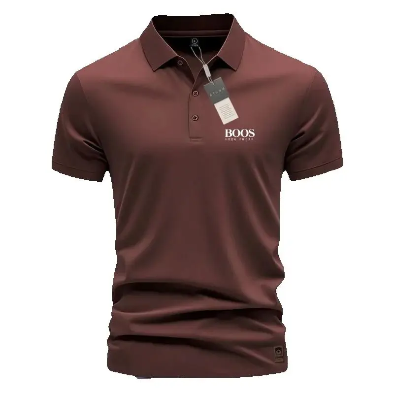 New men's high-quality short sleeved polo shirt, summer fashion, casual, comfortable, breathable, cool T-shirt top
New men's high-quality short sleeved polo shirt, summer fashion, casual, comfortable, breathable, cool T-shirt top