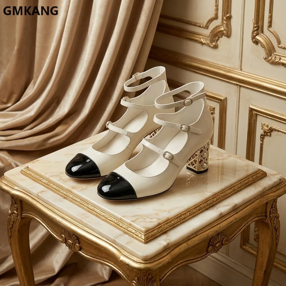 Women’s Mary Jane Shoes Chunky Heel Round Toe Patent Leather Buckle Strap Dress Pumps Comfortable Slip On Casual Office
Women’s Mary Jane Shoes Chunky Heel Round Toe Patent Leather Buckle Strap Dress Pumps Comfortable Slip On Casual Office