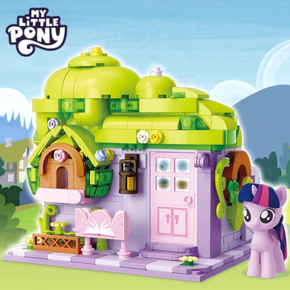 Строительные блоки My Little Pony, вид на улицу, сумеречный блеск, пирог, модель для сращивания, орнамент, головоломка, коллекция игрушек, подарок
Строительные блоки My Little Pony, вид на улицу, сумеречный блеск, пирог, модель для сращивания, орнамент, головоломка, коллекция игрушек, подарок