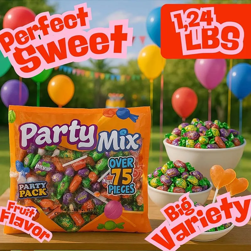 Конфеты Party Mix, 20 унций * 1 упаковка, различные конфеты в оптовой упаковке, конфеты для вечеринок
Конфеты Party Mix, 20 унций * 1 упаковка, различные конфеты в оптовой упаковке, конфеты для вечеринок