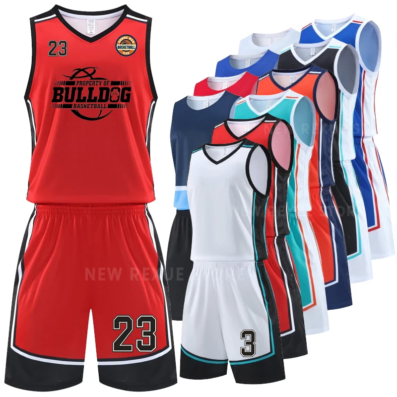 Men Boys Basketball Jerseys Shirt Shorts Sublimation Printing Breathable Basketball Shirt Training Uniforms Set for Youth Kids
Men Boys Basketball Jerseys Shirt Shorts Sublimation Printing Breathable Basketball Shirt Training Uniforms Set for Youth Kids