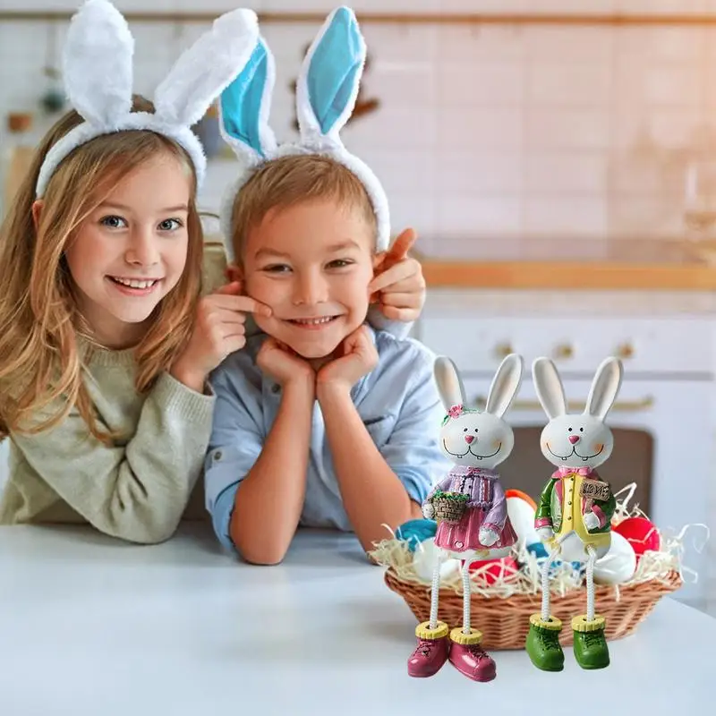 Easter Bunny Figurine Cute Rabbit Couple Tabletop Statues Spring Home Decor Photo Props Spring Decor Centerpiece For Easter Day
Easter Bunny Figurine Cute Rabbit Couple Tabletop Statues Spring Home Decor Photo Props Spring Decor Centerpiece For Easter Day