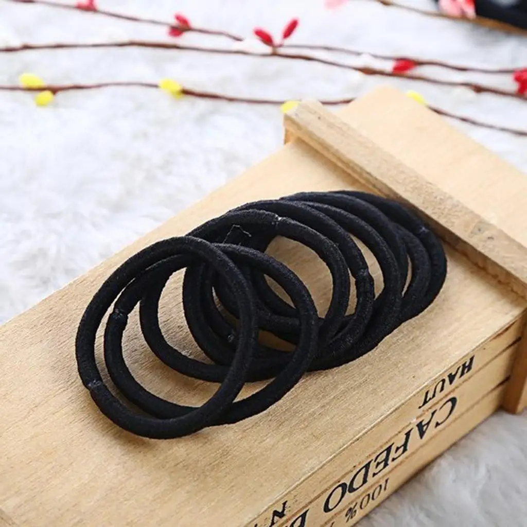 Hair Ties Fashion Black Elastic Band Bulk Rope Ponytail Holders Hair Accessories for Children Gym Styling
Hair Ties Fashion Black Elastic Band Bulk Rope Ponytail Holders Hair Accessories for Children Gym Styling