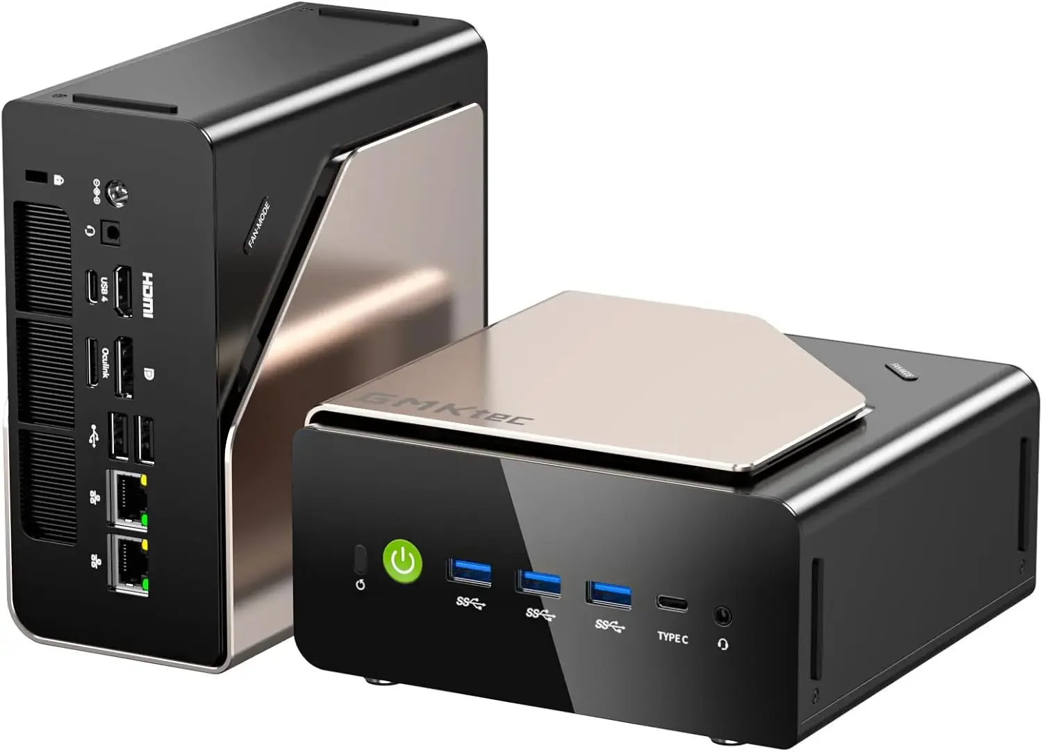 64GB DDR5 (32GB*2) 2TB PCIe 4.0 SSD Gaming Mini Computer, 3X M.2 Expansion Slots, Oculink, Quad Screen 8K Display
64GB DDR5 (32GB*2) 2TB PCIe 4.0 SSD Gaming Mini Computer, 3X M.2 Expansion Slots, Oculink, Quad Screen 8K Display