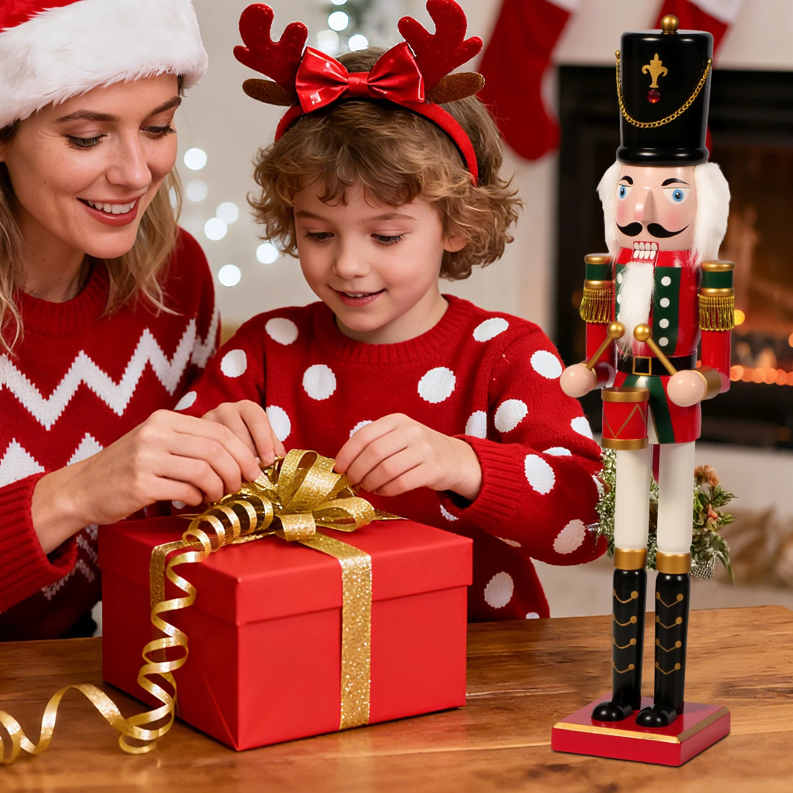 Christmas Gifts for Kids & Family Wooden Nutcracker Soldier Puppet & Ornament, Handcrafted Figurine for Christmas Decor, Unique
Christmas Gifts for Kids & Family Wooden Nutcracker Soldier Puppet & Ornament, Handcrafted Figurine for Christmas Decor, Unique