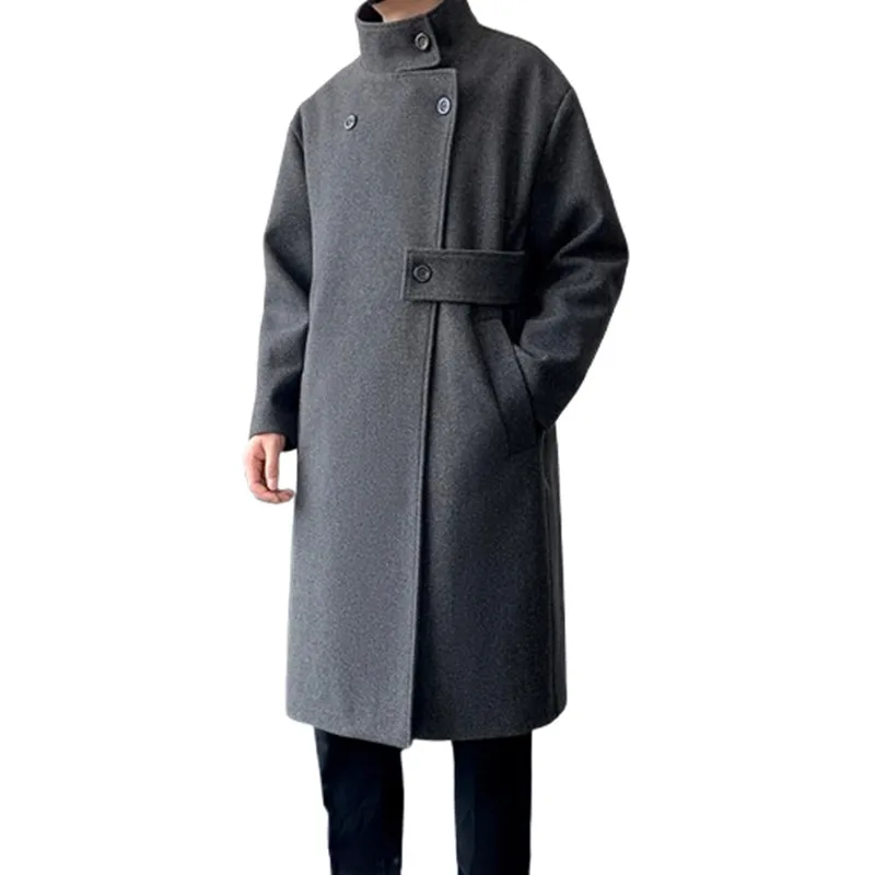 Autumn Winter Fashion Woolen Coats Men Long Trench Outwear Korean Style Youthful Vitality Casual Woolen Coat Loose Windbreaker
Autumn Winter Fashion Woolen Coats Men Long Trench Outwear Korean Style Youthful Vitality Casual Woolen Coat Loose Windbreaker