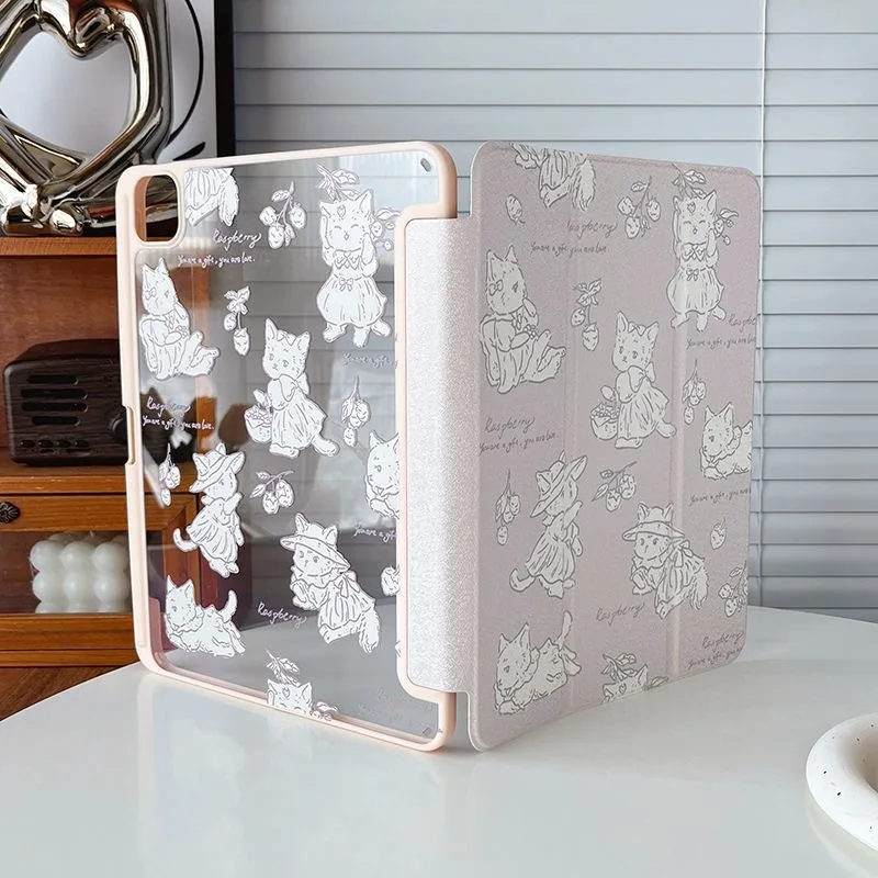 Korean Cute Cat Pink New Tablet Case For iPad Pro 11 12.9in 13 M4 9.7 10.2 5/6th 7/8/9 10 11th MINI 6 7 Air 5 6 7 Trifold Case
Korean Cute Cat Pink New Tablet Case For iPad Pro 11 12.9in 13 M4 9.7 10.2 5/6th 7/8/9 10 11th MINI 6 7 Air 5 6 7 Trifold Case