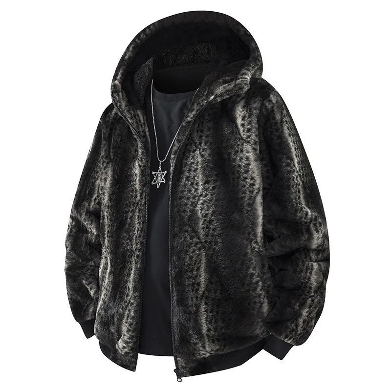 New Fashion Men Hooded Fluffy Leather Coats Fur Integrated Jackets Man Fleece Warm Trendy Casual Coats Male Winter Down Jackets
New Fashion Men Hooded Fluffy Leather Coats Fur Integrated Jackets Man Fleece Warm Trendy Casual Coats Male Winter Down Jackets