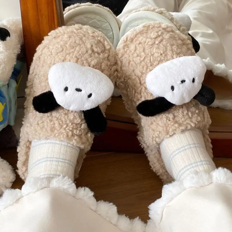 Sanrio Pochacco Student Slippers Kawaii Cartoon Winter Indoor Anti-Slip Slipper Casual Fashion House Warm Shoes Practical Gift
Sanrio Pochacco Student Slippers Kawaii Cartoon Winter Indoor Anti-Slip Slipper Casual Fashion House Warm Shoes Practical Gift