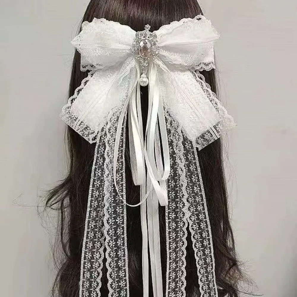 New Fashion Hanfu Hair Clip with Rhinestone Lace Bow, Fairy-Inspired Traditional Chinese Hairpin with Ribbon, Elegant Ancient St
New Fashion Hanfu Hair Clip with Rhinestone Lace Bow, Fairy-Inspired Traditional Chinese Hairpin with Ribbon, Elegant Ancient St