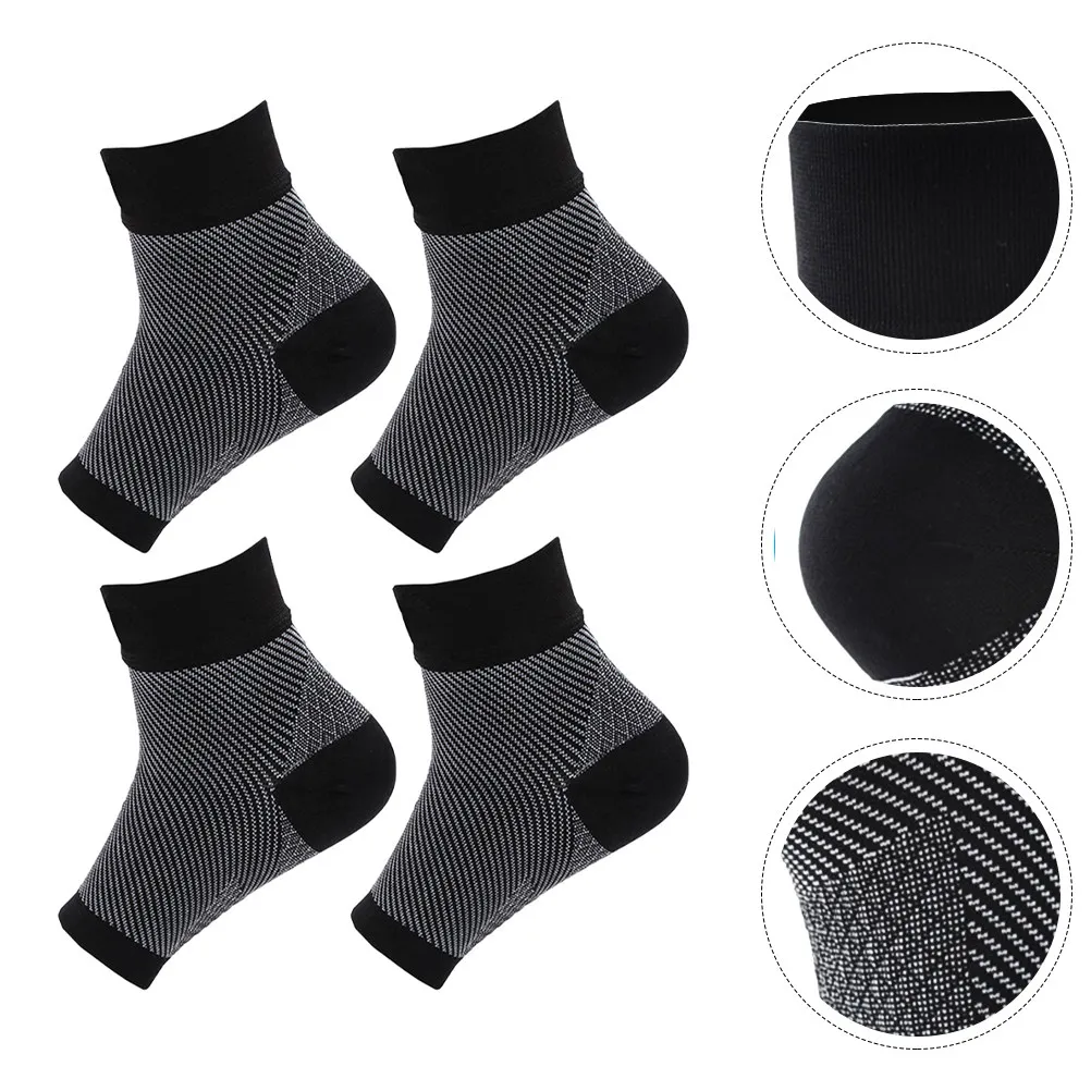 2Pairs Plantar Fasciitis Ankle Socks Toeless Compression Foot Sleeves for Pain Relief Improved Circulation Comfortable
2Pairs Plantar Fasciitis Ankle Socks Toeless Compression Foot Sleeves for Pain Relief Improved Circulation Comfortable