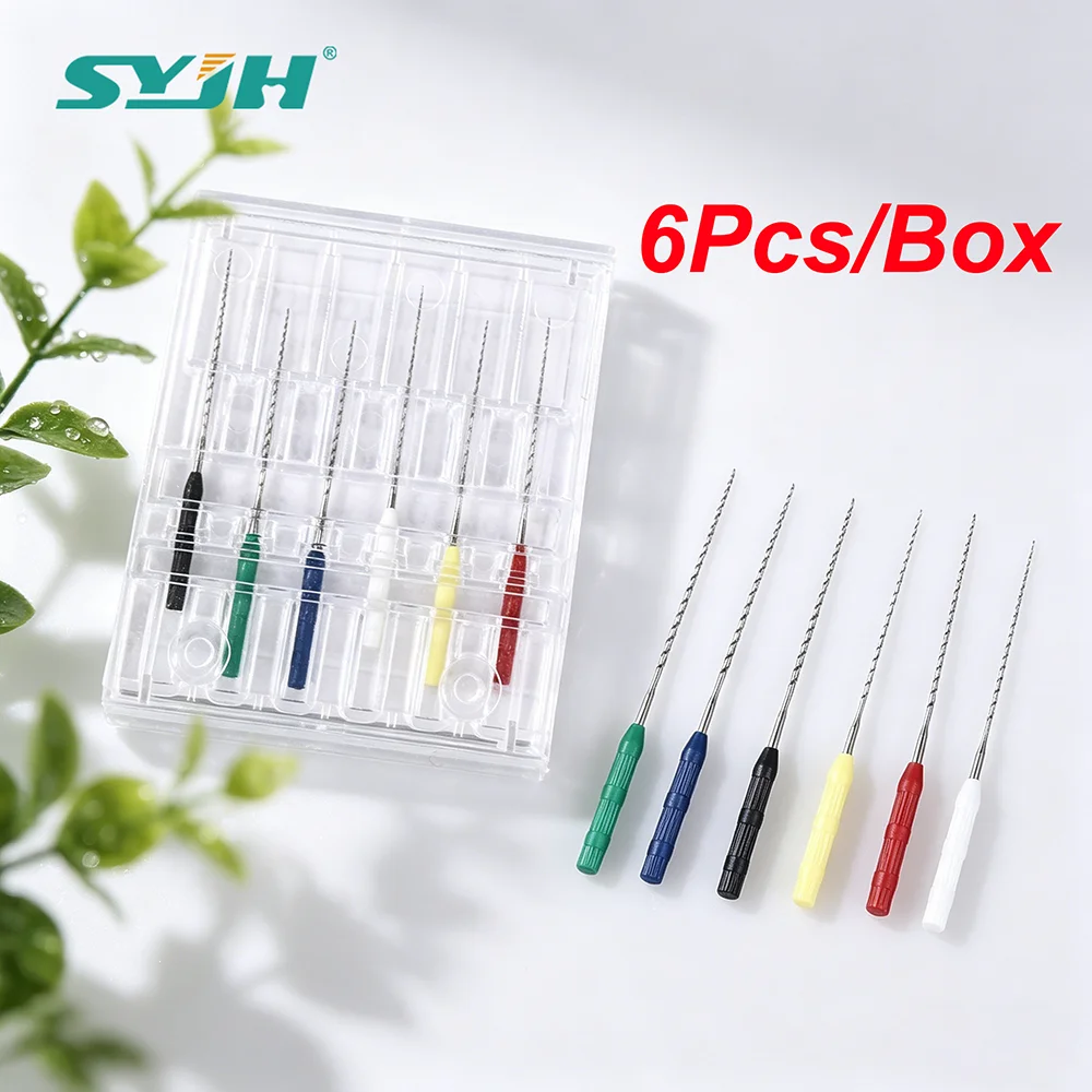 SYJH Dental Ultrasonic Endodontic Files Rispisonice Files 8-Point Cutting Edges 2.5mm Safe End 6Pcs Dentistry Root Canal Tool
SYJH Dental Ultrasonic Endodontic Files Rispisonice Files 8-Point Cutting Edges 2.5mm Safe End 6Pcs Dentistry Root Canal Tool