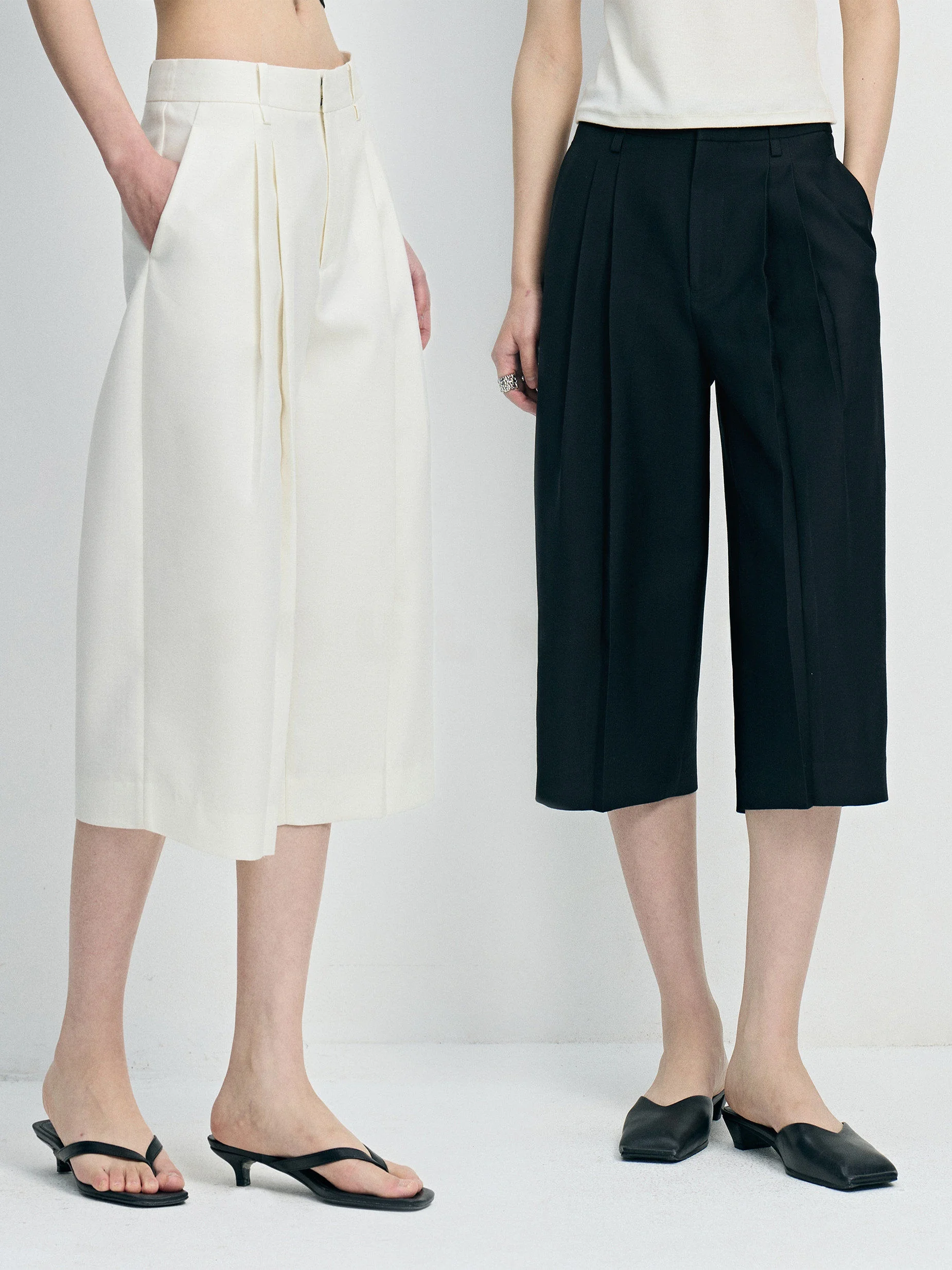 Soulkiss Fashionable Silk Wool Wide Leg Pants Slimming Seven Inch Micro Cone Washable Elegant Commute Style Casual Pants
Soulkiss Fashionable Silk Wool Wide Leg Pants Slimming Seven Inch Micro Cone Washable Elegant Commute Style Casual Pants