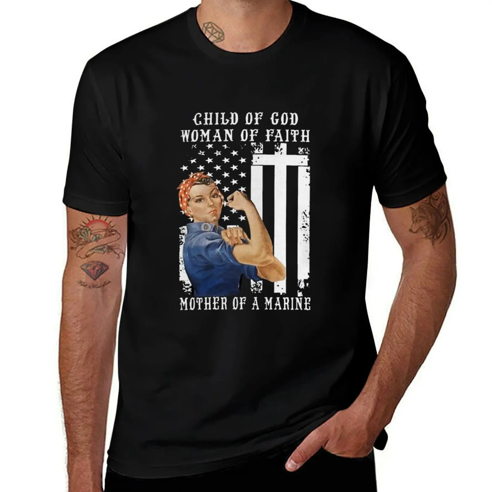 Child of God Woman of Faith Mother of A Marine T-Shirt funny costumes basketball graphic tees topping compression shirt men
Child of God Woman of Faith Mother of A Marine T-Shirt funny costumes basketball graphic tees topping compression shirt men