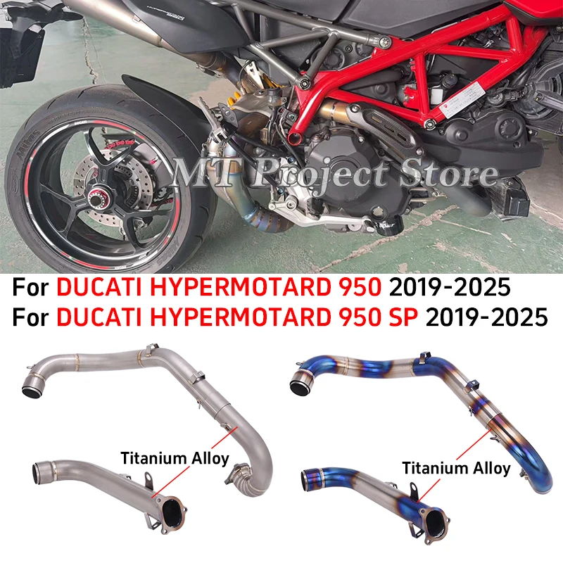 Motorcycle Exhaust System Escape Front Mid Link Pipe Connect Original Muffler Slip On For DUCATI HYPERMOTARD 950 SP 2019 - 2026
Motorcycle Exhaust System Escape Front Mid Link Pipe Connect Original Muffler Slip On For DUCATI HYPERMOTARD 950 SP 2019 - 2026