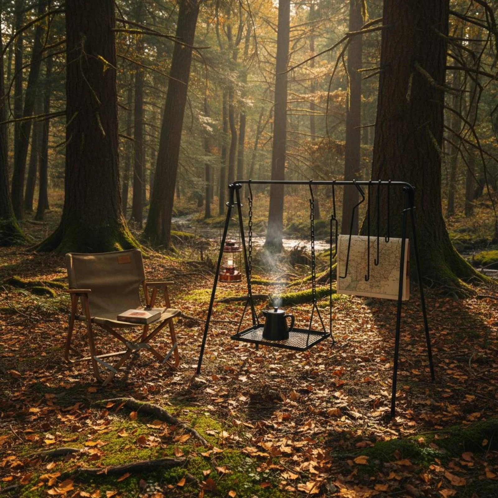 Campfire Cooking Stand Iron Hanging Pot Stand Camp Grill Frame Multi-Use Fire Fire Ring Rack Hook Set for Campers, Camping, Bbq
Campfire Cooking Stand Iron Hanging Pot Stand Camp Grill Frame Multi-Use Fire Fire Ring Rack Hook Set for Campers, Camping, Bbq
