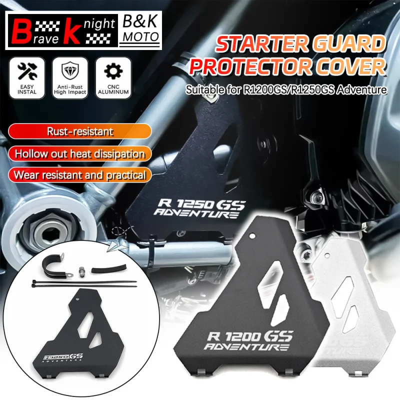 Для BMW R1200GS GS1200 LC ADV 2014-2018 R1250GS Adventure R1250 GS GS1250 2013-2024 Защитная крышка стартера мотоцикла 
Для BMW R1200GS GS1200 LC ADV 2014-2018 R1250GS Adventure R1250 GS GS1250 2013-2024 Защитная крышка стартера мотоцикла