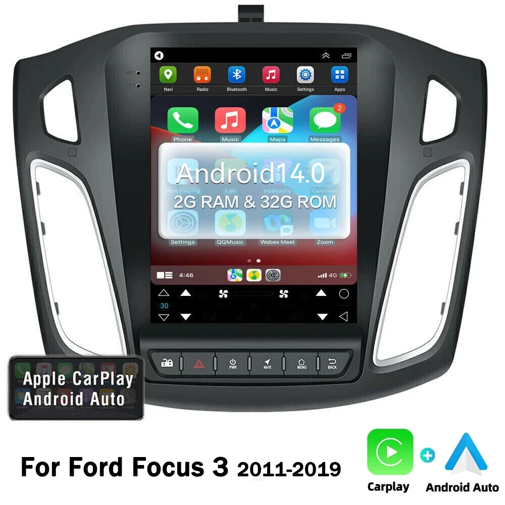 9,7-дюймовый автомобильный радиоприемник 2 Din Android 14 для Ford Focus Mk3 2011-2019, мультимедийный плеер, стереонавигация, GPS Carplay, DVD, головное устройство
9,7-дюймовый автомобильный радиоприемник 2 Din Android 14 для Ford Focus Mk3 2011-2019, мультимедийный плеер, стереонавигация, GPS Carplay, DVD, головное устройство