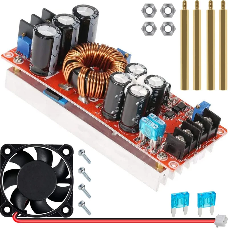1200W Boost Converter Module 20A DC Adjustable Voltage Regulator 10-60V to 12-83V Step-up High Power Car Power Supply Module
1200W Boost Converter Module 20A DC Adjustable Voltage Regulator 10-60V to 12-83V Step-up High Power Car Power Supply Module