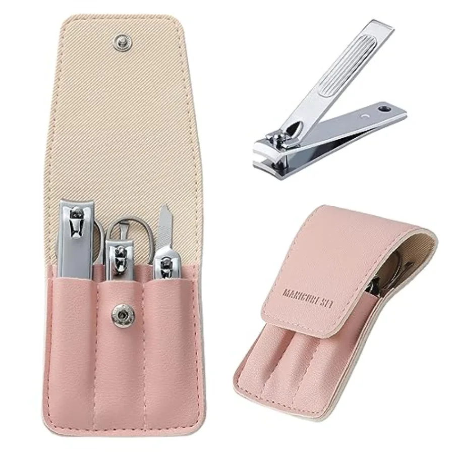 Nail Clipper Set Gifts for Women, 6 Pcs Case Fingernail Clipper Christmas Stocking Stuffers for Adults Pink
Nail Clipper Set Gifts for Women, 6 Pcs Case Fingernail Clipper Christmas Stocking Stuffers for Adults Pink