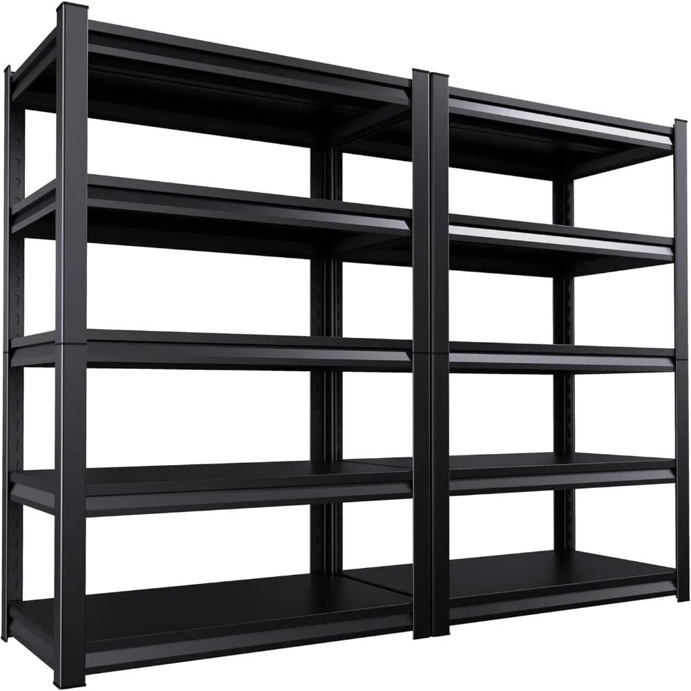 2 Pack Garage Shelving Heavy Duty Storage Shelves 2500LBS Adjustable Garage Shelves 5 Tier Metal Shelving Unit with Locking Cast
2 Pack Garage Shelving Heavy Duty Storage Shelves 2500LBS Adjustable Garage Shelves 5 Tier Metal Shelving Unit with Locking Cast
