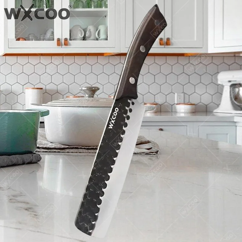 WXCOO Stainless Steel Chef's Knife Forged Japanese Kitchen Knives Professional Hammered Boning Knife Chopper Slicing Cutting
WXCOO Stainless Steel Chef's Knife Forged Japanese Kitchen Knives Professional Hammered Boning Knife Chopper Slicing Cutting