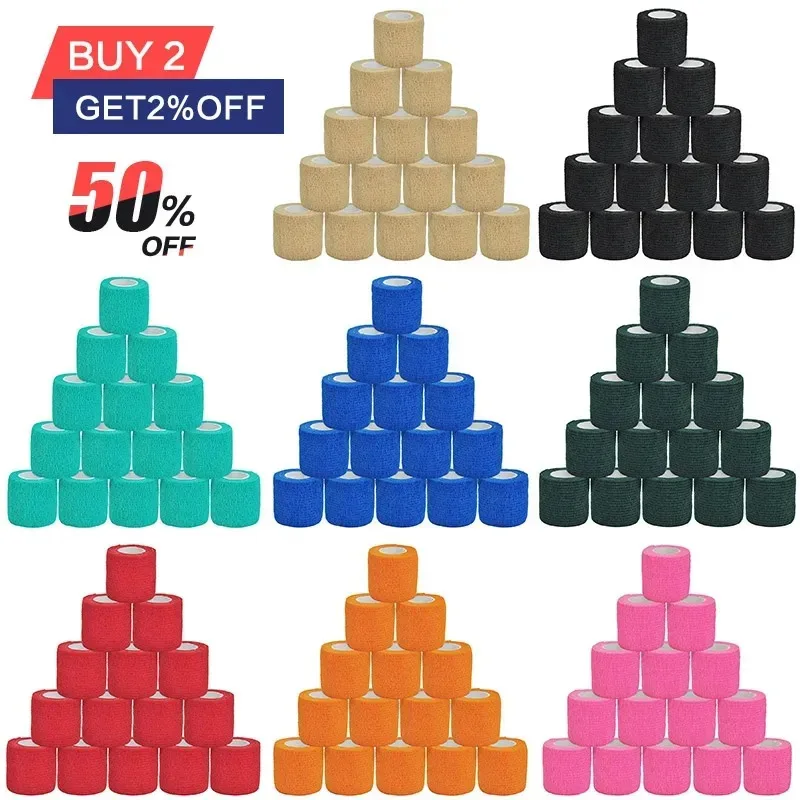 1/10/15pcs Athletic Wrap Tape Self Adhesive Elastic Bandage Elastoplast Sports Protector Knee Finger Shoulder Tattoo Accessories
1/10/15pcs Athletic Wrap Tape Self Adhesive Elastic Bandage Elastoplast Sports Protector Knee Finger Shoulder Tattoo Accessories