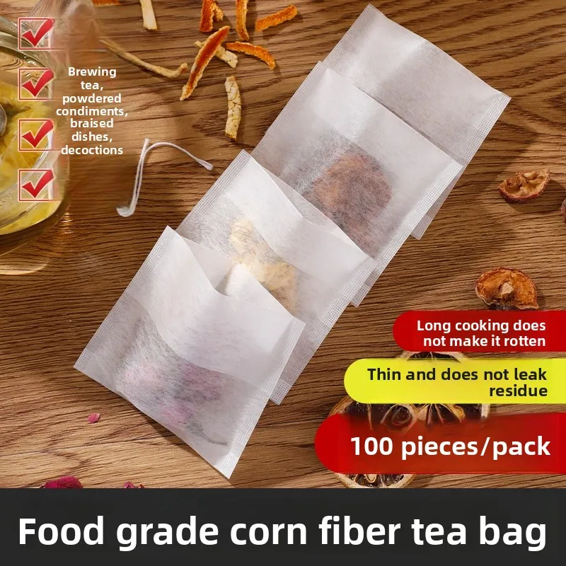 Одноразовый чайный пакетик из кукурузного волокна, фильтр для еды, сырная салфетка, медицинский материал, пакетик для бокалов, пакетик для закусок, кухонный инструмент
Одноразовый чайный пакетик из кукурузного волокна, фильтр для еды, сырная салфетка, медицинский материал, пакетик для бокалов, пакетик для закусок, кухонный инструмент