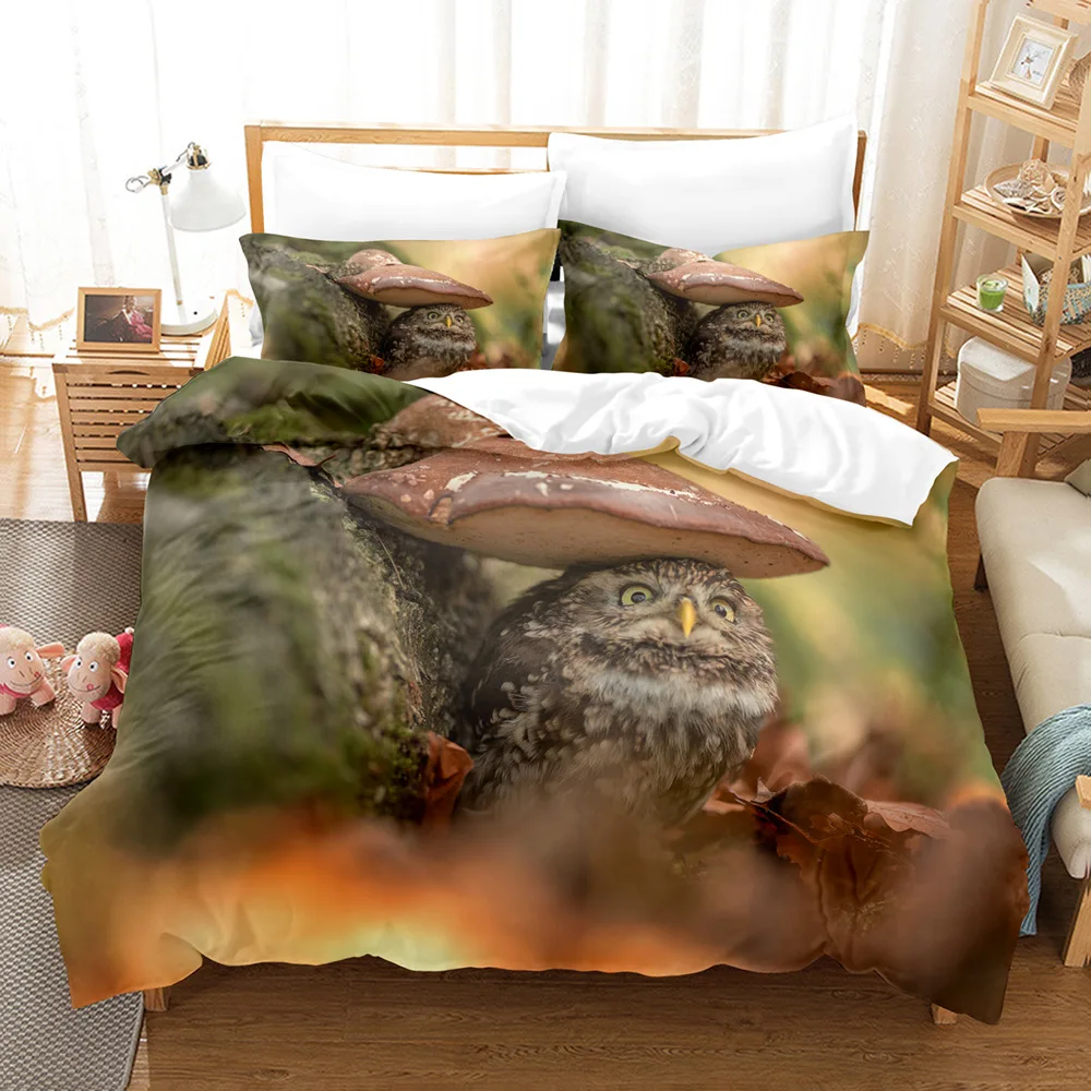 Owl Duvet Cover Set King/Queen Size,lovely Baby Owl Quilt Cover on A Tree,cute Wild Animal Polyester Bedding Set for KidsTeens
Owl Duvet Cover Set King/Queen Size,lovely Baby Owl Quilt Cover on A Tree,cute Wild Animal Polyester Bedding Set for KidsTeens