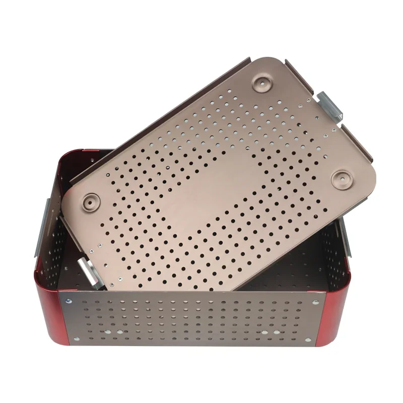 GREATLH Sterilization Tray Case Box with Silicone Pad Disinfection Box for Holding Instrument Sterilized Aluminium Alloy
GREATLH Sterilization Tray Case Box with Silicone Pad Disinfection Box for Holding Instrument Sterilized Aluminium Alloy