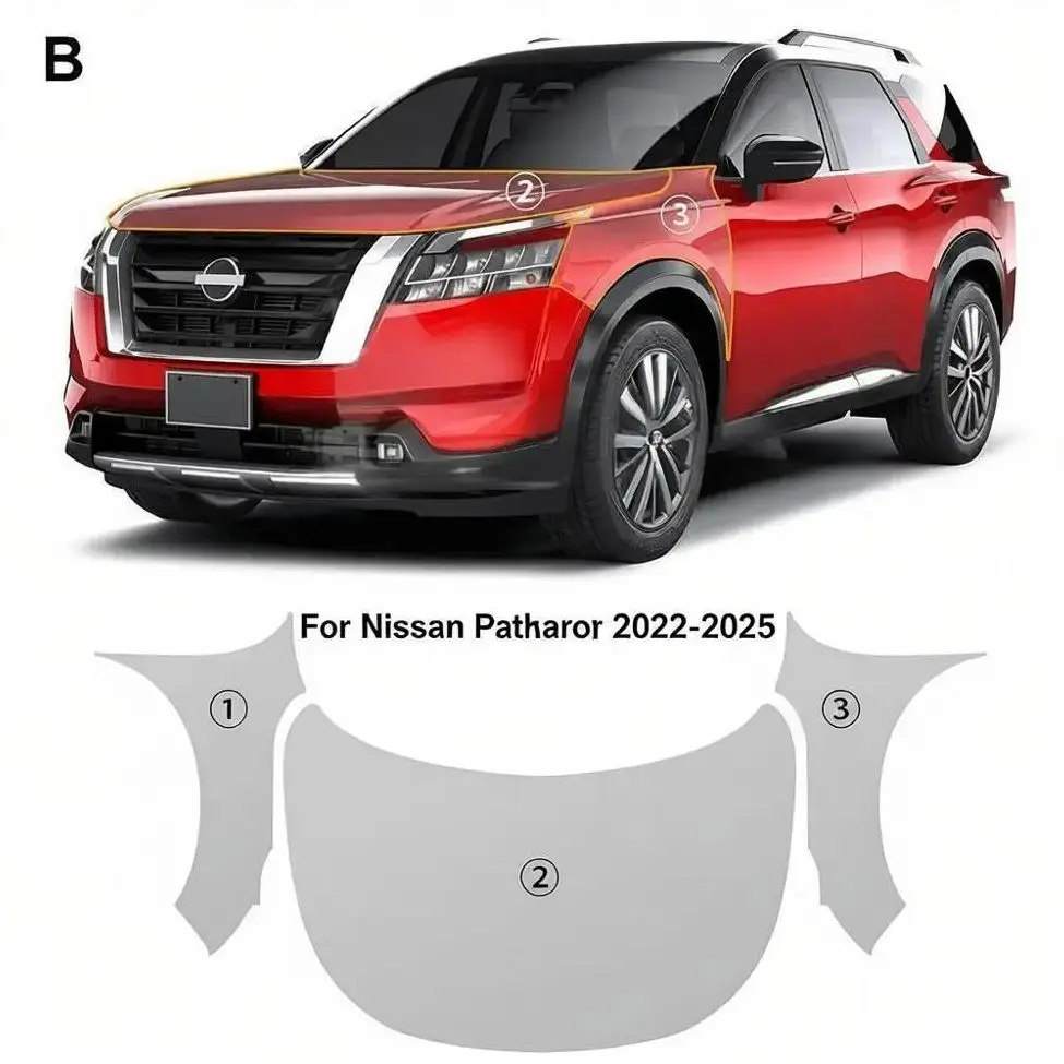 For Nissan Pathfinder 2022-2025 TPU Paint Protection Film Self-Healing Clear Bra Pre-cut PPF Car Body Anti-Scratch Resistant
For Nissan Pathfinder 2022-2025 TPU Paint Protection Film Self-Healing Clear Bra Pre-cut PPF Car Body Anti-Scratch Resistant 