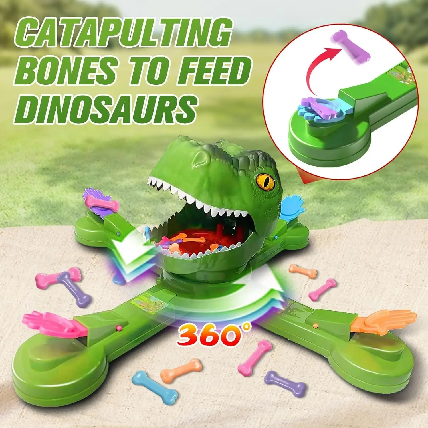 Feeding Frenzy Fun: Electric Dinosaur Bone Battle - Multiplayer Action, Speed Challenge for Family & Parties
Feeding Frenzy Fun: Electric Dinosaur Bone Battle - Multiplayer Action, Speed Challenge for Family & Parties