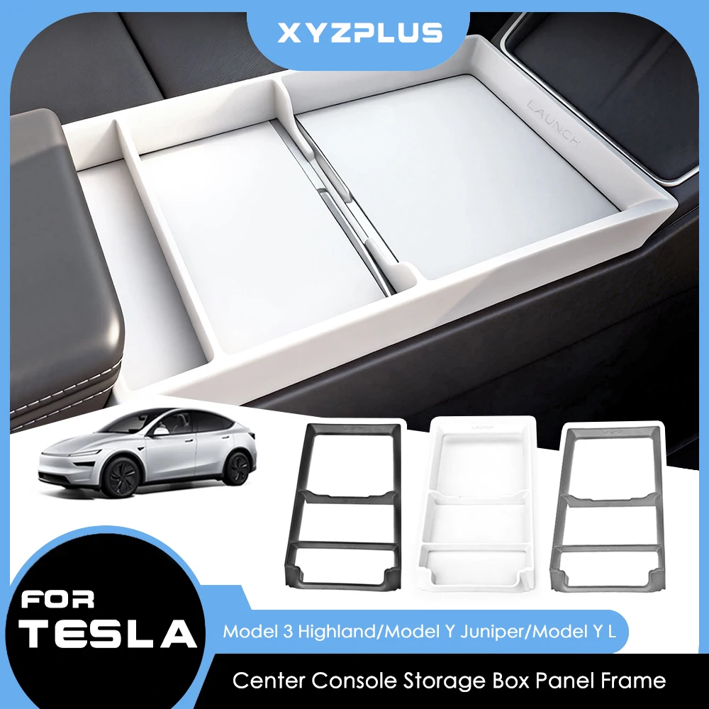 TPE Central Control Panel Storage Box Panel Frame For Tesla Model 3 Highland Model Y Juniper 2025 2026 Model Y L Car Accessories
TPE Central Control Panel Storage Box Panel Frame For Tesla Model 3 Highland Model Y Juniper 2025 2026 Model Y L Car Accessories