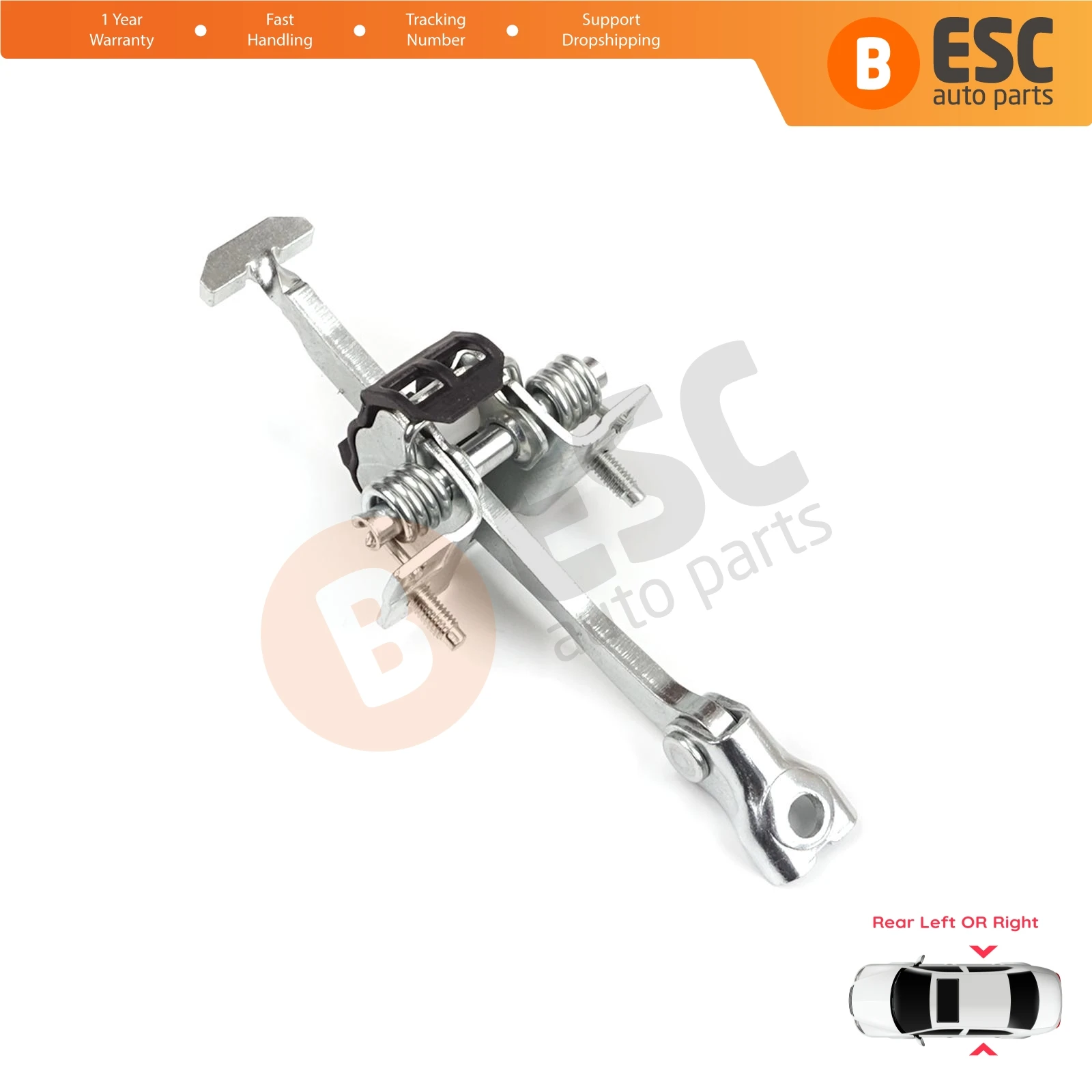 EDP827 Rear Left OR Right Door Catch Hinge Brake Stop Check Strap Limiter 9181K4 for Citroen C4 Picasso MK1 Grand 2006-2013
EDP827 Rear Left OR Right Door Catch Hinge Brake Stop Check Strap Limiter 9181K4 for Citroen C4 Picasso MK1 Grand 2006-2013