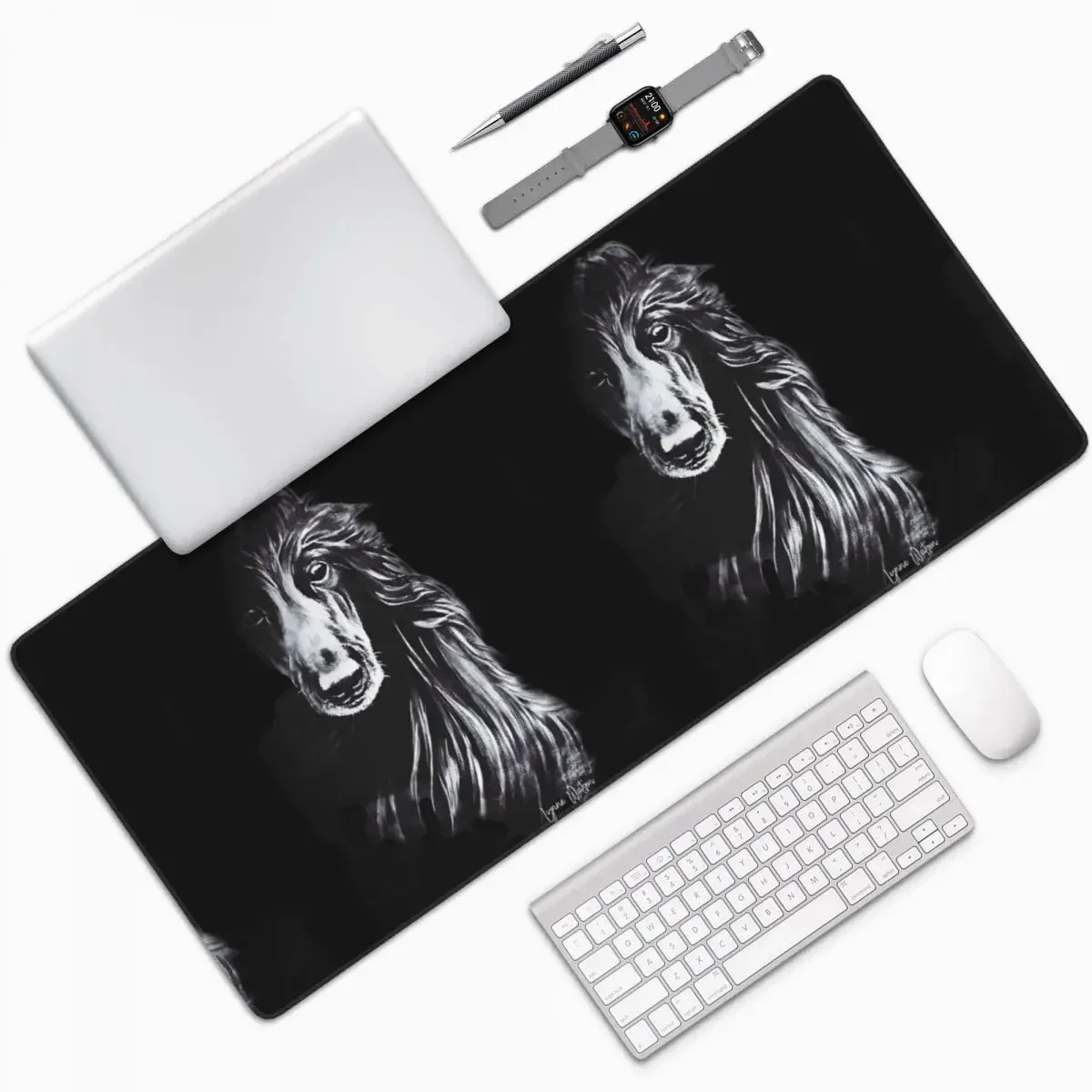 Afghan In Shadows Black Afghan Hound Large Mouse Pad Computer Keyboard Mouse Mat Gamer PC Laptop Desk Mat Office Table Mats
Afghan In Shadows Black Afghan Hound Large Mouse Pad Computer Keyboard Mouse Mat Gamer PC Laptop Desk Mat Office Table Mats
