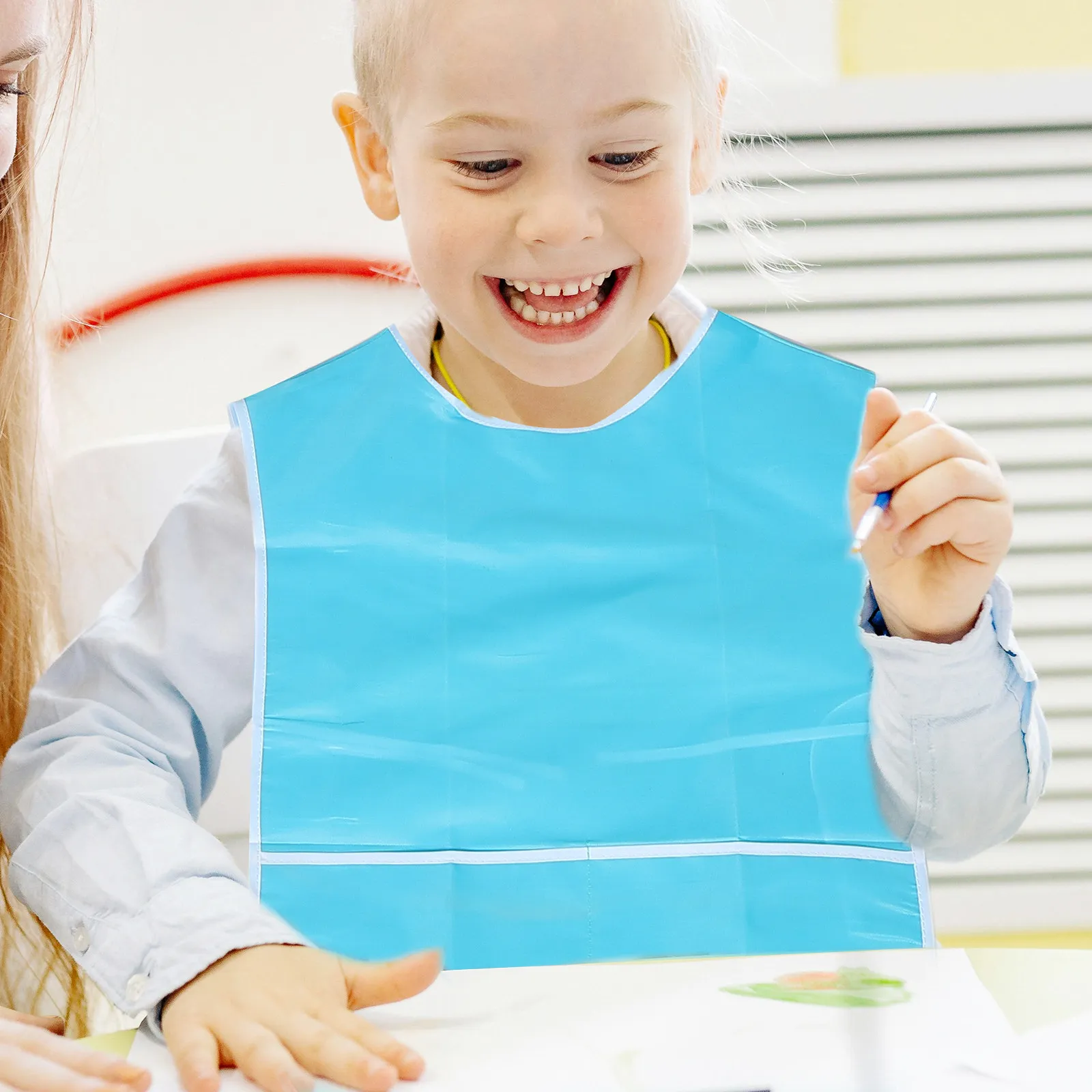 3Pcs Kids Art Apron Waterproof Sleeveless Nylon Lightweight Comfortable Painting Smock Toddler Craft Aprons for Painting
3Pcs Kids Art Apron Waterproof Sleeveless Nylon Lightweight Comfortable Painting Smock Toddler Craft Aprons for Painting