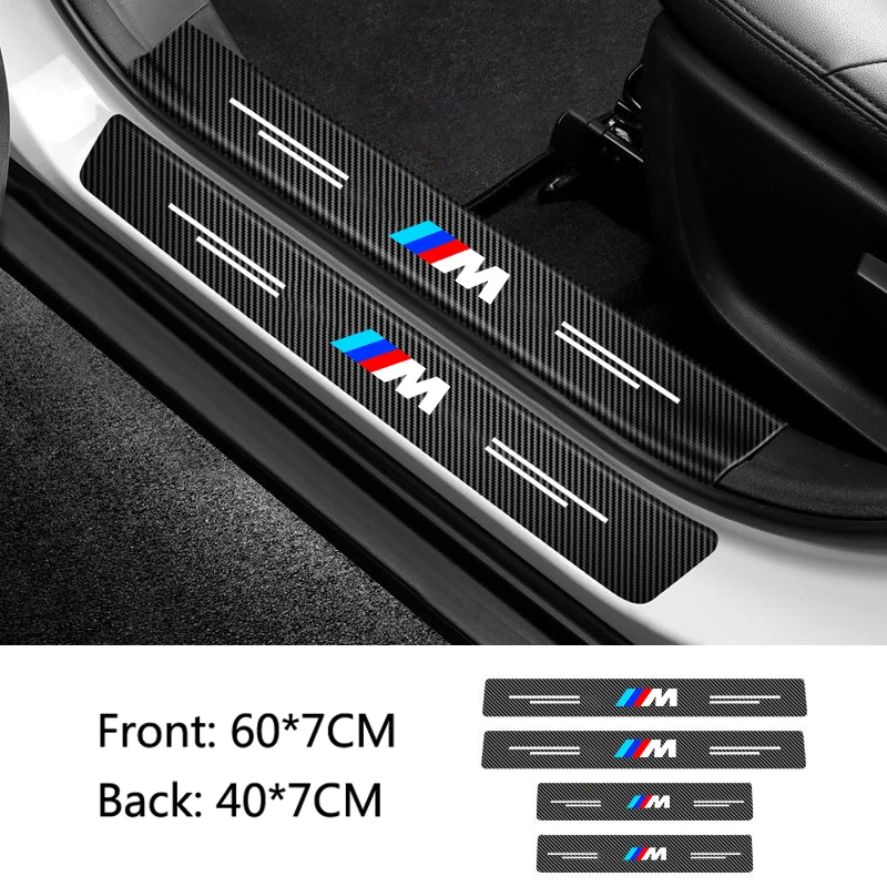 4Pcs Car Door Sill Protector Stickers For BMW M F10 F20 E83 E90 E92 E93 X1 X5 X6 F30 G03 E43 E53 E63 E84 Auto Decor Accessories
4Pcs Car Door Sill Protector Stickers For BMW M F10 F20 E83 E90 E92 E93 X1 X5 X6 F30 G03 E43 E53 E63 E84 Auto Decor Accessories