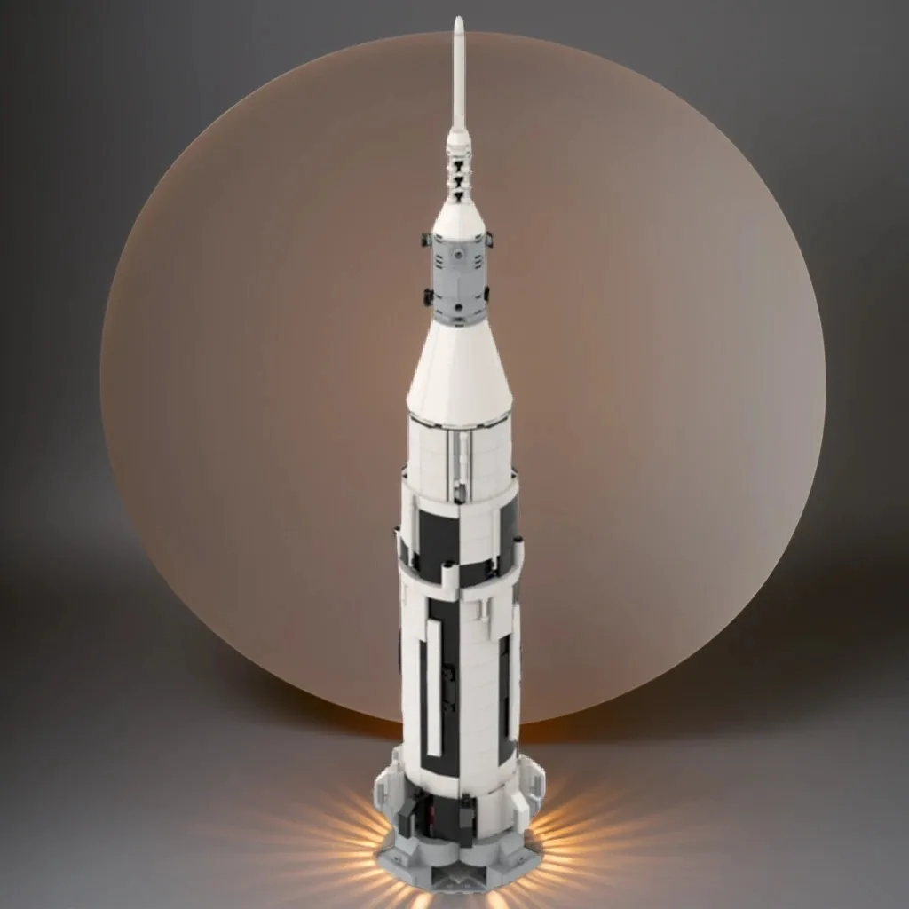 901PCS MOC Space Exploration Saturn I Model Creative Building Blocks Assembly Building Blocks Display Birthday Gift Bricks Set
901PCS MOC Space Exploration Saturn I Model Creative Building Blocks Assembly Building Blocks Display Birthday Gift Bricks Set